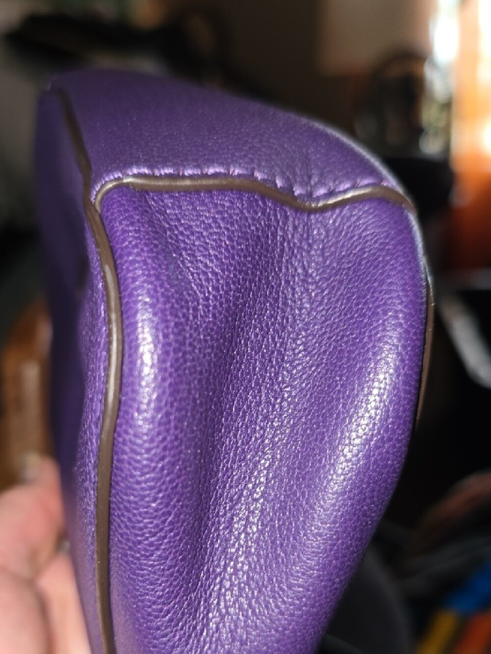 MICHAEL KORS Fulton Flap mini Crossbody(purple)Iris-see pics 4 color! - Picture 7 of 7